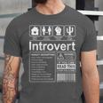 Introvert Label Antisocial Loner Socially Awkward Unisex Jersey T-Shirt