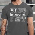 Introvert Label Signs Unisex Jersey T-Shirt Introvert Label Signs Unisex Jersey T-Shirt