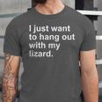 Introvert Lizard Owner Unisex Jersey T-Shirt