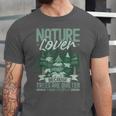 Introvert Nature Lover Introverted Forest Lover & Tree Unisex Jersey T-Shirt
