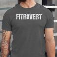 Introvert Person Fitness Gym Workout Fitrovert Unisex Jersey T-Shirt Introvert Person Fitness Gym Workout Fitrovert Unisex Jersey T-Shirt