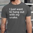 Introvert Pet Snake Owner Unisex Jersey T-Shirt