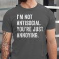 Introvert Quote Snarky Unisex Jersey T-Shirt