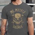 Introvert Relaxation Me Myself And Silence Skull Mechanic Unisex Jersey T-Shirt