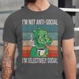 Introvert Selectively Social Anti-Social Shy Unisex Jersey T-Shirt Introvert Selectively Social Anti-Social Shy Unisex Jersey T-Shirt