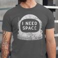 Introvert Space Helmet I Need Space Men Women Unisex Jersey T-Shirt