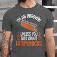 Im An Introvert Unless You Talk About Harmonicas Unisex Jersey T-Shirt Im An Introvert Unless You Talk About Harmonicas Unisex Jersey T-Shirt