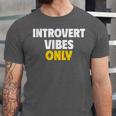 Introvert Vibes Only Unisex Jersey T-Shirt Introvert Vibes Only Unisex Jersey T-Shirt