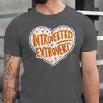 Introverted Extrovert People Hater Calm Peace Lover Unisex Jersey T-Shirt Introverted Extrovert People Hater Calm Peace Lover Unisex Jersey T-Shirt