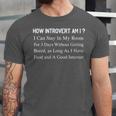 Introverted Extroverted Saying Social Introvert Unisex Jersey T-Shirt Introverted Extroverted Saying Social Introvert Unisex Jersey T-Shirt