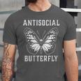 Introverted Introvert Antisocial Butterfly Unisex Jersey T-Shirt Introverted Introvert Antisocial Butterfly Unisex Jersey T-Shirt