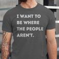 Introverted Non Social Independent Women Men Unisex Jersey T-Shirt Introverted Non Social Independent Women Men Unisex Jersey T-Shirt
