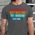 Introverted But Willing To Discuss 90s R&b Unisex Jersey T-Shirt