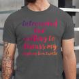 Introverted Willing To Discuss Eastern Box Turtle Introvert Unisex Jersey T-Shirt