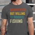 Introverted But Willing To Discuss Fishing Hobby Unisex Jersey T-Shirt Introverted But Willing To Discuss Fishing Hobby Unisex Jersey T-Shirt