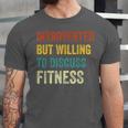 Introverted But Willing To Discuss Fitness Hobby Unisex Jersey T-Shirt