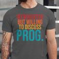 Introverted But Willing To Discuss Prog Rock Music Lover Unisex Jersey T-Shirt