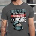 Introverted But Willing Discuss Skincare Unisex Jersey T-Shirt Introverted But Willing Discuss Skincare Unisex Jersey T-Shirt