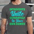 Introverts Unite Introvert Antisocial Sarcasm Anti Social Unisex Jersey T-Shirt Introverts Unite Introvert Antisocial Sarcasm Anti Social Unisex Jersey T-Shirt