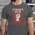 Introverts Unite Introverting Introverts At Home Unisex Jersey T-Shirt Introverts Unite Introverting Introverts At Home Unisex Jersey T-Shirt