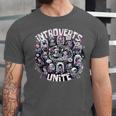 Introverts Unite Quirky Solitude Unisex Jersey T-Shirt Introverts Unite Quirky Solitude Unisex Jersey T-Shirt
