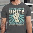 Introverts Unite Separately Introverted Antisocial Unisex Jersey T-Shirt