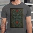 Jane Austen Pride And Prejudice Cover Mr Darcy Book Lovers Unisex Jersey T-Shirt