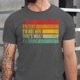 Just Pretend I Am Not Here Sarcastic Introvert Life Unisex Jersey T-Shirt Just Pretend I Am Not Here Sarcastic Introvert Life Unisex Jersey T-Shirt