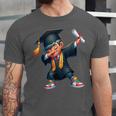 Kids Boys Grad Dabbing Graduation Class Of 2025 Unisex Jersey T-Shirt