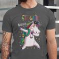 Kids Dabbing Unicorn Graduation 5th Grade Class Of 2019 Unisex Jersey T-Shirt