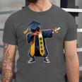 Kids HBCU Boys Grad Dabbing Graduation Unisex Jersey T-Shirt