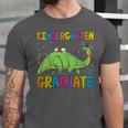 Kids Kindergarten Graduate Dinosaur Kindergarten Graduation Unisex Jersey T-Shirt