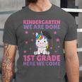 Kids Kindergarten Graduate Unicorn Graduation Unisex Jersey T-Shirt