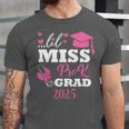 Kids Little Miss Pre-K Grad Preschool Prek Graduation 2025 Unisex Jersey T-Shirt