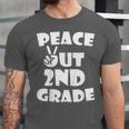 Kids Peace Out 2ND Grade For Graduation Unisex Jersey T-Shirt