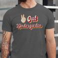Kids Peace Out Kindergarten Graduation Kindergarten Graduate Unisex Jersey T-Shirt