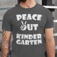 Kids Peace Out Kindergarten For Graduation Unisex Jersey T-Shirt