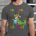 Kids Preschool Graduate T-Rex Dinosaur Preschool Graduation Unisex Jersey T-Shirt