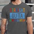 Kids STRAIGHT OUTTA KINDERGARTEN T-SHIRT FUNNY GRADUATION GIFT Unisex Jersey T-Shirt