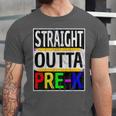 Kids Straight Outta Pre-K Graduation Unisex Jersey T-Shirt