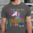Kids Unicorn Kindergarten Graduation Graduate Shirt Unisex Jersey T-Shirt