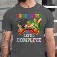 Kindergarten Level Complete Last Day Of School Graduation Unisex Jersey T-Shirt