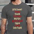 Do You Know The Muffin Man DYKTMM Nostalgia Quote Unisex Jersey T-Shirt