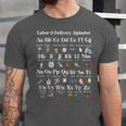 Labor And Delivery Alphabet Nurse New Nurse Graduation Unisex Jersey T-Shirt