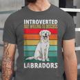 Labrador Retriever Introvert White Lab Unisex Jersey T-Shirt Labrador Retriever Introvert White Lab Unisex Jersey T-Shirt