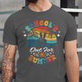 Last Day Of School Groovy Graduation School's Out For Summer Unisex Jersey T-Shirt