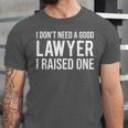Lawyer Parents Father Mother T-Shirt Law School Graduation Unisex Jersey T-Shirt