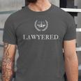 Lawyer Shirt LAWYERED Law Student Graduation Unisex Jersey T-Shirt