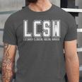 LCSW Licensed Clinical Social Worker Graduation Unisex Jersey T-Shirt