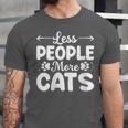 Less People More Cats Introvert's Dream Tee Unisex Jersey T-Shirt Less People More Cats Introvert's Dream Tee Unisex Jersey T-Shirt